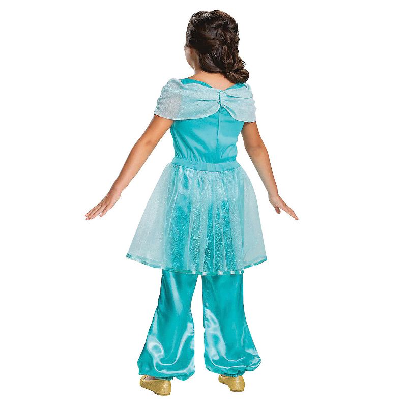 Disney's Aladdin Girls' Classic Jasmine Jumpsuit Costume, 2 of 3