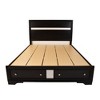 Full Size Wooden Storage Bed with Drawers for Bedroom - 3 of 4
