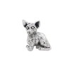 Black Bow Jewelry Sterling Silver Chihuahua Bead Charm - 2 of 4