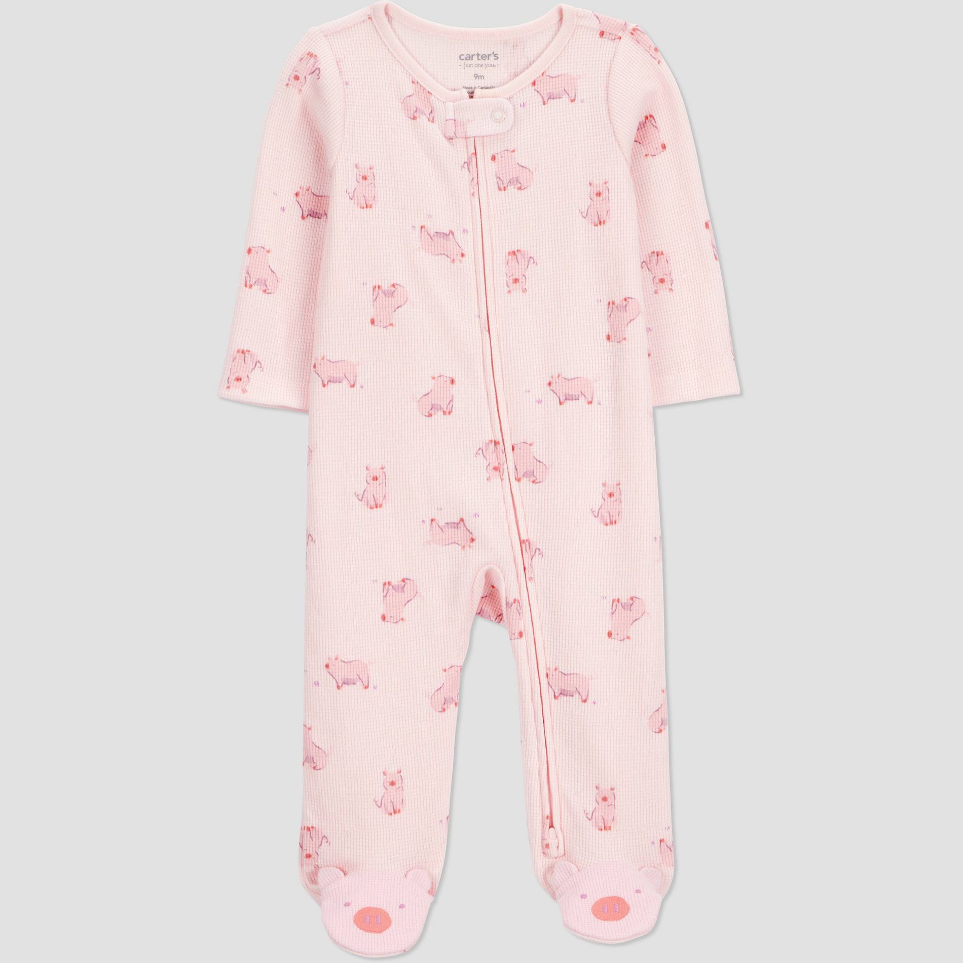 Carter's Just One You® Baby Girls' Farm Pigs Sleep N' Play - Pink