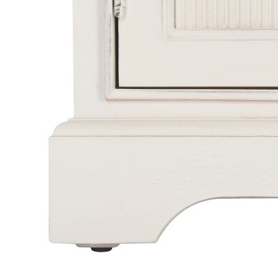 Adiland Distressed White 2-Door 3-Drawer Console Table
