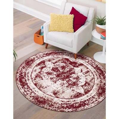 Unique Loom Sofia Salle Garnier Border Indoor Woven Area Rug