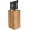ZASSENHAUS Slotted Knife Block, Oak, 5.4" x 5.4" x 10.75" - 2 of 3