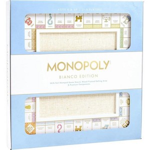 WS Game Company Monopoly Bianco Edition Board Game - 1 of 4