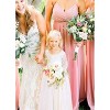 2Bunnies Rose Lace Tulle Long Sleeve Maxi Flower Girl Dress - 4 of 4