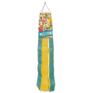 Briarwood Lane Summer Flip Flops Beach Summer Windsock Wind Twister 40x6 - 1 of 2