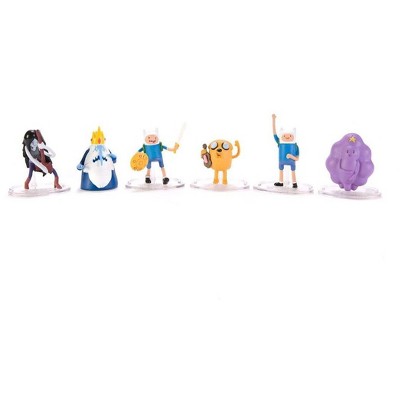 The Zoofy Group LLC Adventure Time Deluxe 6 Pack 2" Action Figure Set