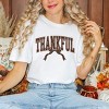 Varsity Thankful Coquette - Womens Garment Dyed Tee - 3 of 3