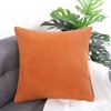 PiccoCasa Luxury Corduroy Corn Striped Cushion Soft Throw Pillow Case - 2 of 4