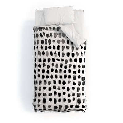 Summer Sun Home Art Dots Polyester Comforter Set - Deny Designs