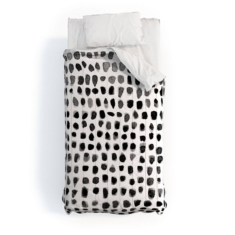 Summer Sun Home Art Dots Polyester Comforter Set - Deny Designs, 1 of 9