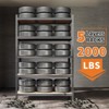 Storage Shelves 5 Tier Garage Shelving Heavy Duty Adjustable Metal Shelving Unit, Garage Shelves for Basement - 4 of 4