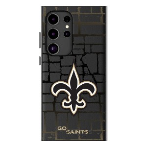New Orleans Saints Brick Wall MagSafe Compatible Cell Phone Case for Galaxy S24 Ultra - 1 of 4