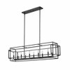 Z-Lite Titania 10 - Light Island Pendant Light in  Matte Black - 2 of 4