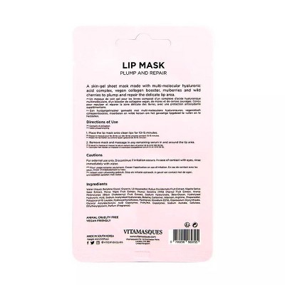 Vitamasques Lip Mask and Repair - Plump - 0.13 fl oz