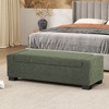 CAVINAS Storage Bench Ottoman with Storage Hinged Lid Hidden Storage - 2 of 4