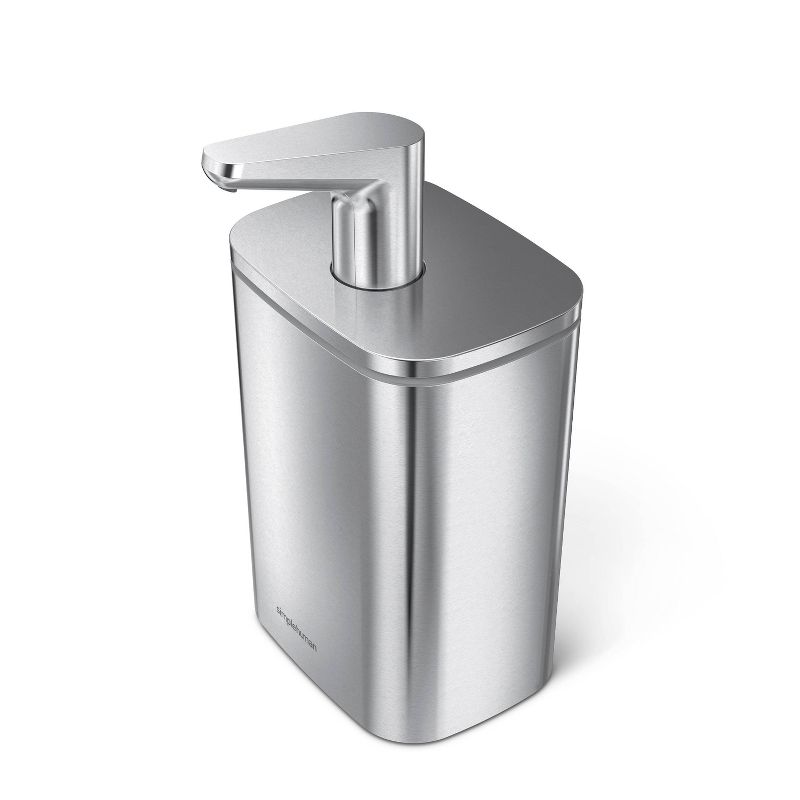 simplehuman Pulse Pump Soap Dispenser Brushed Stainless Steel, 1 of 8