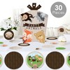 Big Dot of Happiness Woodland Creatures - Baby Shower or Birthday Party Decor and Confetti - Terrific Table Centerpiece Kit - Set of 30 - 2 of 4