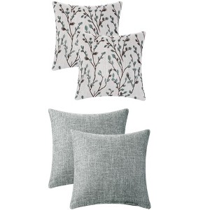 REGALWOVEN 4 Pcs Soft Cozy Throw Pillow Covers for Home Decor 18" x 18" - 1 of 4