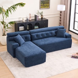 Whisen 86" Modular Convertible Sectional with 2 Pillows - 1 of 4