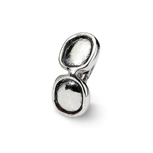 Black Bow Jewelry Sterling Silver Sunglasses Bead Charm - 1 of 4