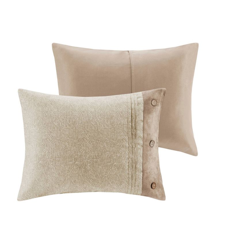 Powell Faux Suede Comforter Set - Madison Park, 6 of 16