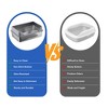 COZONY Stainless Steel Cat Litter Box, High Sided Enclosed Litter Box with Top Entry and Scoop for Odor Control - 4 of 4