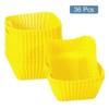 Unique Bargains Silicone Flower Shaped Reusable Cupcake Baking Cups 2.75 Inch - 3 of 4