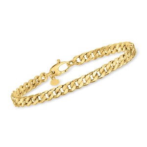 Ross-Simons Italian 5mm 14kt Yellow Gold Curb-Link Bracelet - 1 of 4