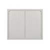 DOMETOUR 27.56"Glass Doors Two-door Wall Cabinet with Featuring 3-tier Storage, with Characteristic Woven Pattern for Dining Room Bathroom - 3 of 4
