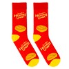 Crazy Socks, Funny Food, Snacks Candy Chips Themes, Assorted Prints, Crew, Large - 4 of 4