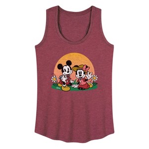 Women's - Disney - Mickey & Friends Graphic Racerback Tank - 1 of 4