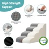 Cozy Kiss Supportive Foam Pet Stairs, Gentle Slope Dog Steps and Ramp for Sofas and Beds - 4 of 4
