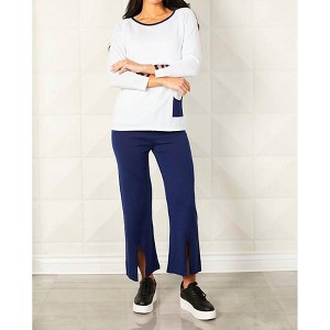 Women's Crew Neck Cut Out Top - Angel Apparel - 1 of 2