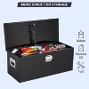 Aluminum Truck Bed Toolbox, Heavy Duty Aluminum Tool Box with Side Handle and Lock Keys, Truck Bed Storage Organizer for Pick Up Truck Rv Trailer - 3 of 4