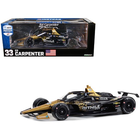 Dallara IndyCar #33 Ed Carpenter "Bitnile" Ed Carpenter Racing "NTT IndyCar Series" (2023) 1/18 Diecast Model Car by Greenlight - image 1 of 3