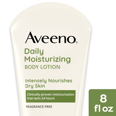 Aveeno Daily Moisturizing Lotion For Dry Skin with Soothing Oats and Rich Emollients, Fragrance Free