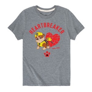 Boys' - Paw Patrol - Valentine's Heartbreaker Short Sleeve Graphic T-Shirt - 1 of 4