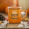 Evergreen Ceramic Cup, 12 OZ, "Morning Pumpkin" - 2 of 2