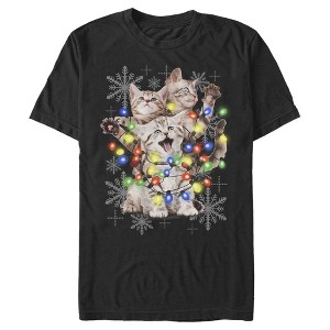 Men's Lost Gods Kitten Lights T-Shirt - 1 of 4