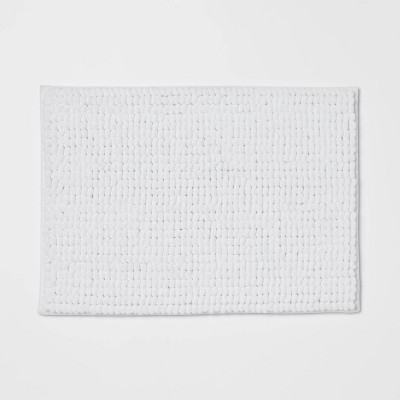 Solid Reversible Long Bath Rug White - Yorkshire Home : Target