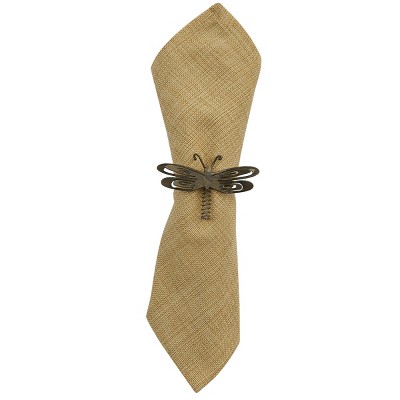 Park Designs Dragonfly Napkin Rings Set of 4