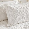 Gracie Mills Eldridge 5-Piece Tufted Chenille Floral Medallion Daybed Set - Daybed - Off-White - 2 of 4