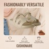 CUSHIONAIRE Orbit Waterproof EVA Womens Sandals -Comfortable Summer Slip On Slides for Women with Adjustable Buckle Strap - 3 of 4