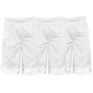 3 Pack Shaka Wear Men's Basketball Shorts, Mesh Workout Gym Running with Pockets - 1 of 4