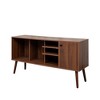 CAVINAS TV Stand with 1 storage and 3 shelves Cabinet Modern Entertainment Center Media Console for Living Room - 3 of 4