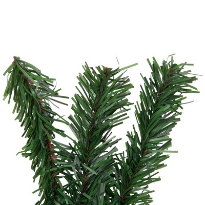 Green 9' Artificial Pine Christmas Garland with Bendable Wire