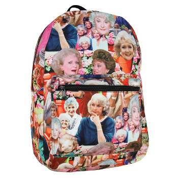 The Golden Girls Expressions Photo Collage Sublimated Laptop Backpack School Bag Multicoloured
