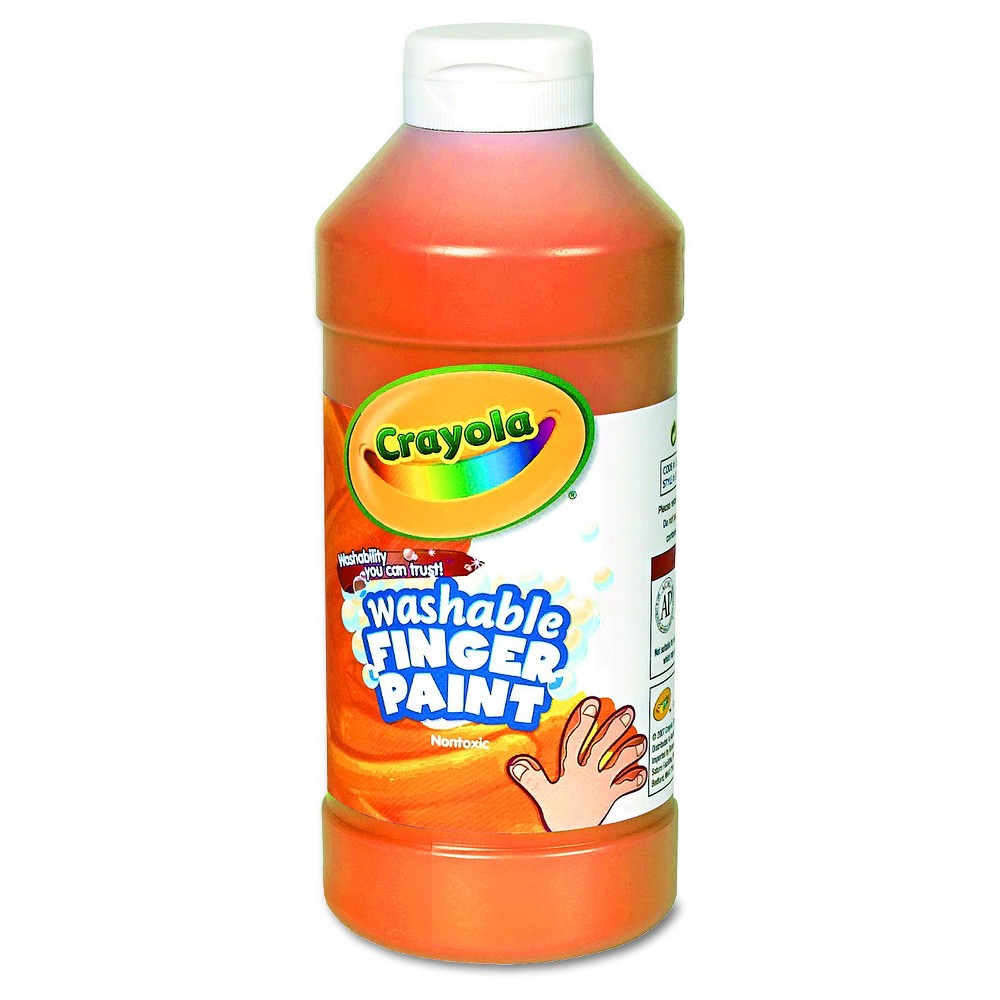 UPC 071662565367 product image for Crayola Washable Fingerpaint 16oz Orange | upcitemdb.com