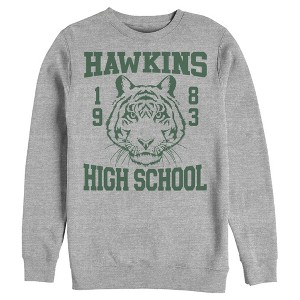 Men's Stranger Things Hawkins High School Tiger 1983 Sweatshirt - 1 of 4